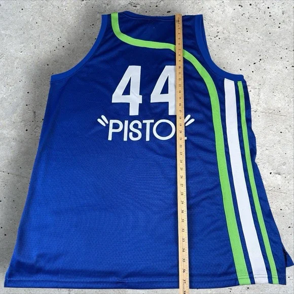 VTG Adidas Soul Swingman #44 Atlanta‎ Hawks Pistol Pete Maravich Jersey 3XL NWT
